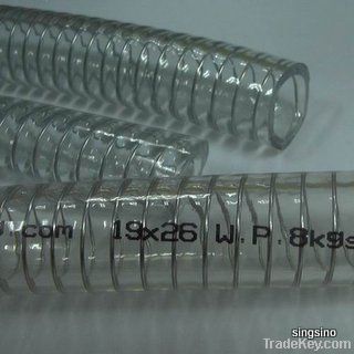 pvc spiral steel wire reinforced hose