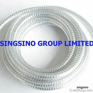 Food grade pvc spiral steel wire reinforced hose