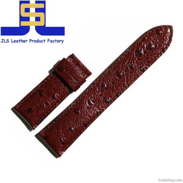 2012 new fashion ostrich skin pattern leather watch band