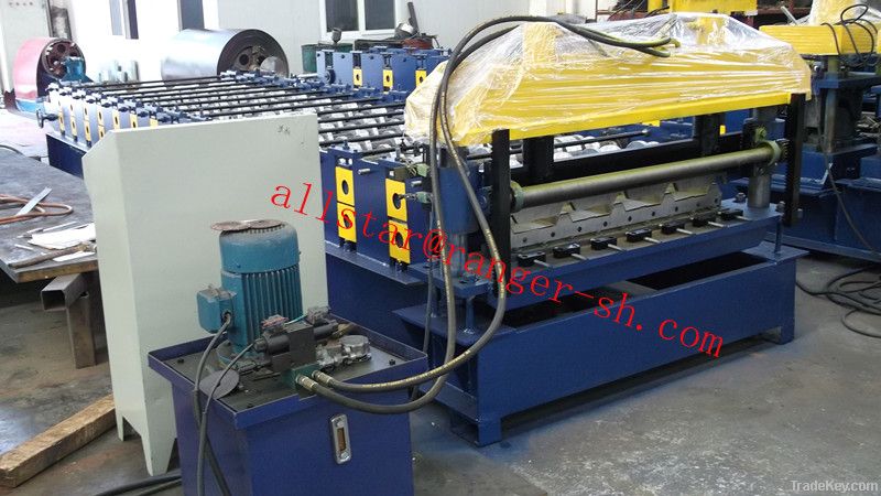 IBR roof sheet roll forming machine