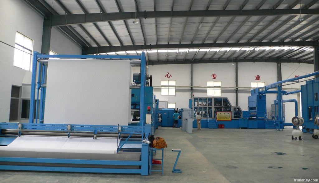 non woven machine nonwoven fabric and felt making machie