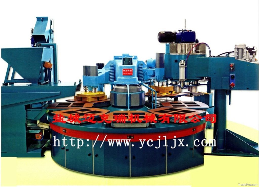 Terrazzo floor tile making machine