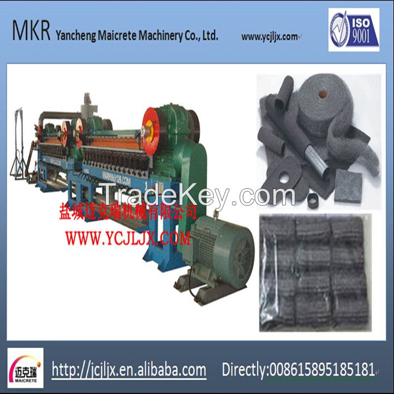 Steel wool making machine