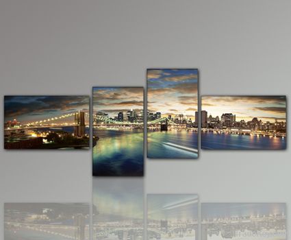 Landscape canvas prints 4panels