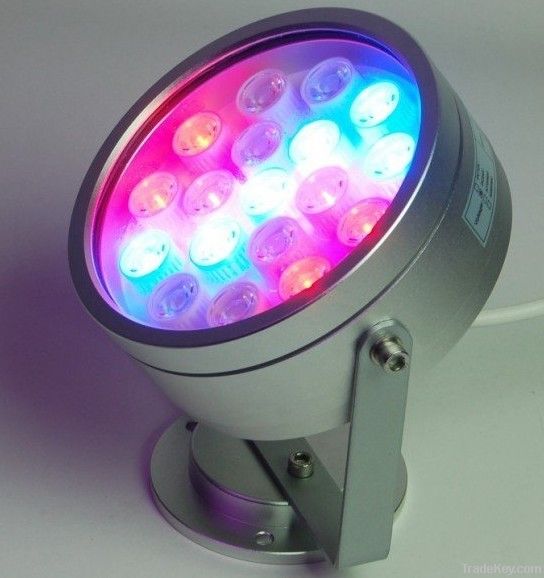 High power 18*1w round shape RGB LED flo