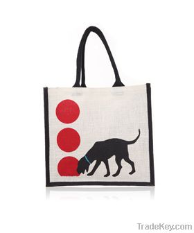 White & Red Doggy Handbag