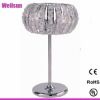 Modern crystal metal table lamp