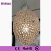 Egg shape crystal lamp