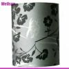 black flower printing lamp shade