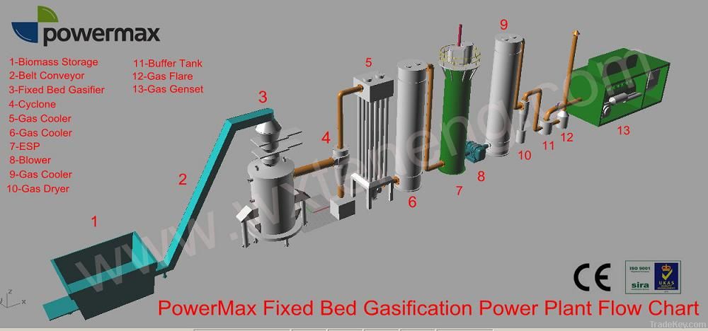 Biomass Gasification Power Plant System