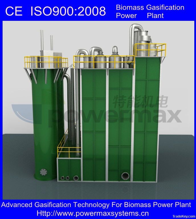 Biomass gasification power station