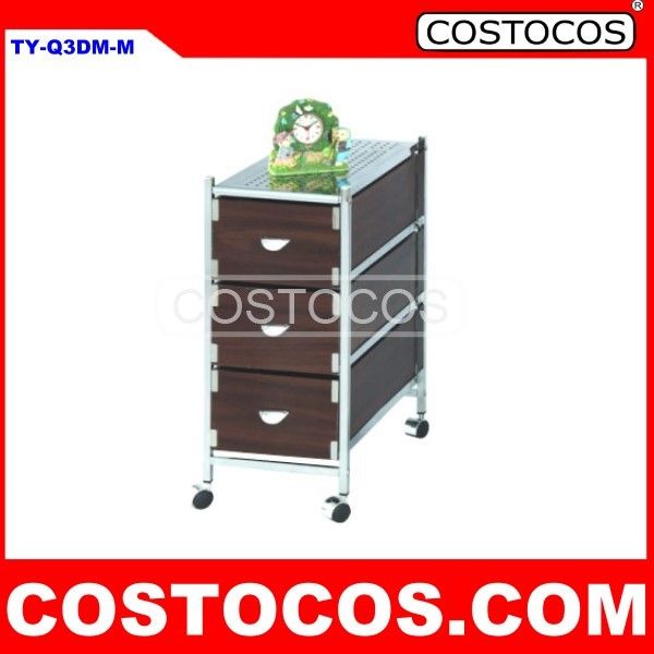 5 - DRAWER WOODEN DRAWER TROLLEY