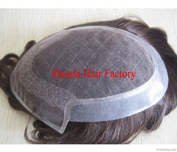 fine mono toupee instock