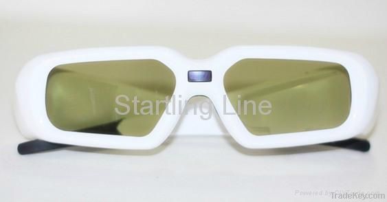 3D TV Glasses 3D Active Shutter compatible for sony panasonic, white