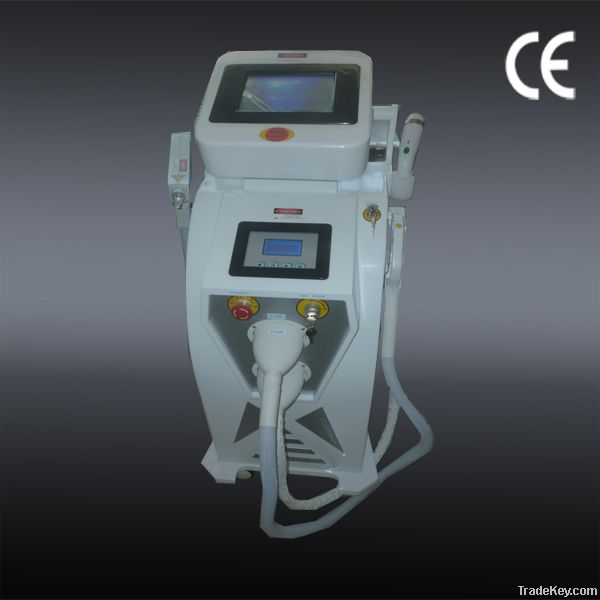 Beauty salon equipment IPL+RF+Q-Switched Nd-yag laser