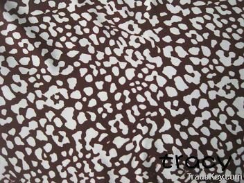 soft animal printed swimming fabric