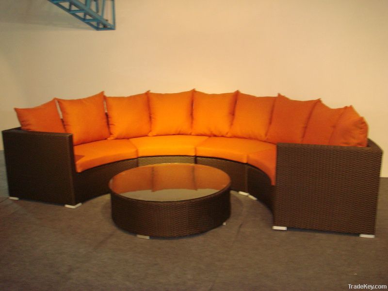 Semicircle PE Rattan Home Furniture C498