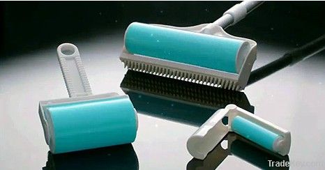 Brush washable lint roller