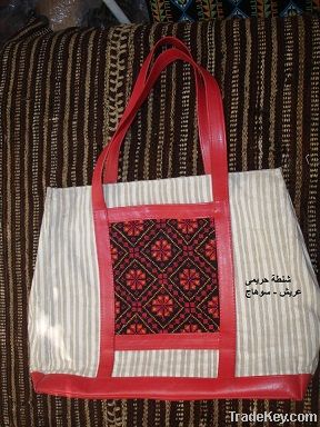 handmade bags, straw products, wool products and other handcrafts