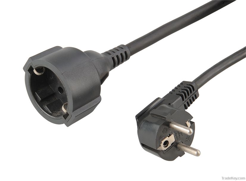 European plug/socket, power cord, extension cord, ribble cable