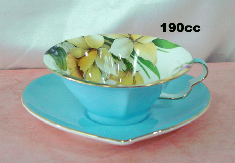 Heart Shape Cup - Saucer