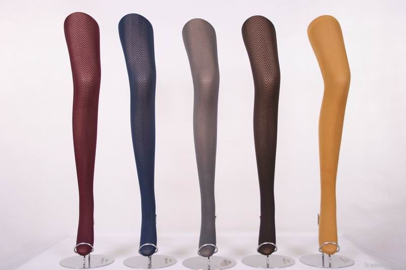 Jacquard tights