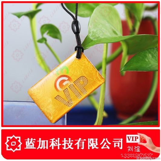 RFID TK4100/EM4001 Crystal Epoxy Card/Shaped Smart IC Card