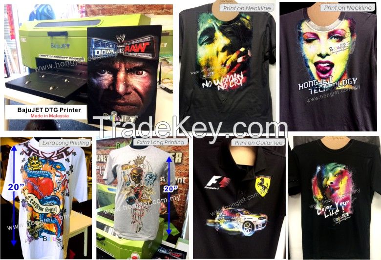 DTG Printer, Direct to Garment Printer , T-shirt printing machine