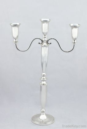 Metal candle holder candelabra holiday decoration