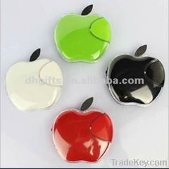 Apple shape mini portable retractable vibration sticker speaker