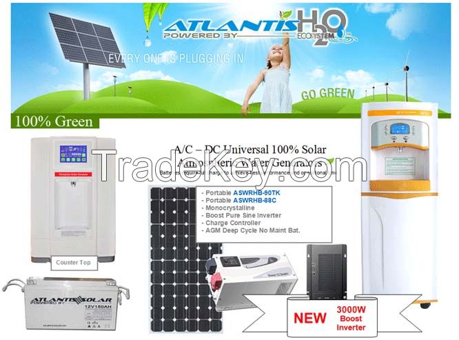 Atlantis H2O Solar Atmospheric Water Generator