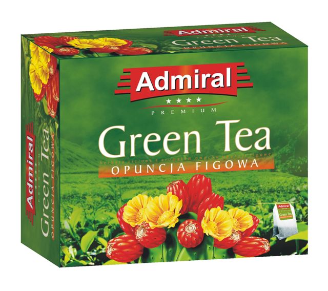 ADMIRAL GREEN TEA CACTUS FIG AROMA 75 TB x 2G