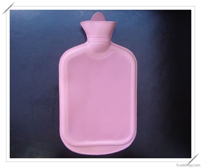 Rubber hot water bottle