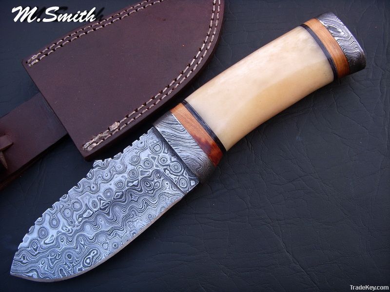 Damascus Hunting Knife