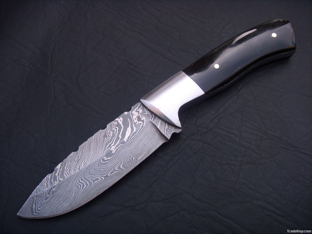 Damascus Hunting Knife