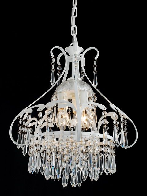 Luxury White Beaded Chandelier MD200721/3