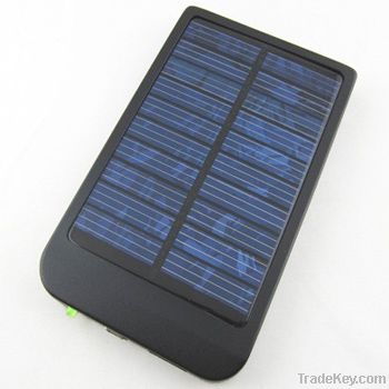 Solar cell charger for mobile phone, MP3, MP4, 2600mah