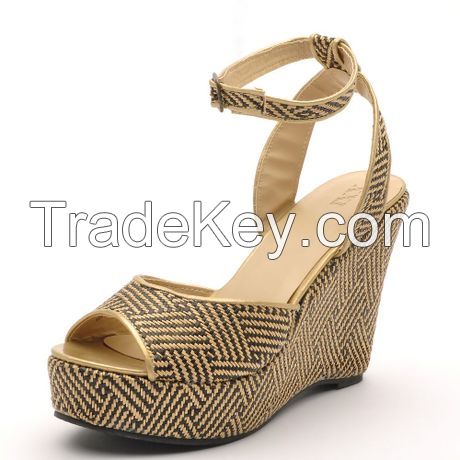 Hemp Rope Wedge Lady Sandals