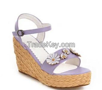 Hemp Rope Wedge Lady Sandals