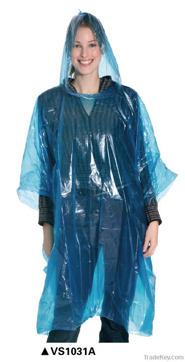 Disposable Rain Poncho