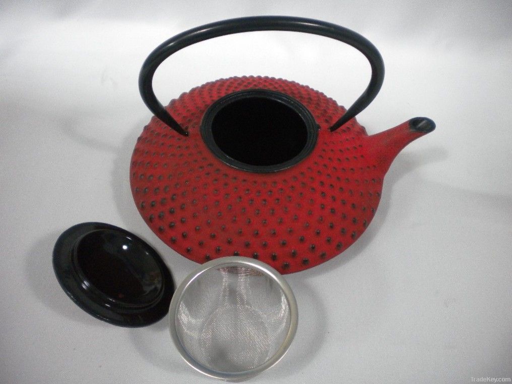 Cast iron teapot