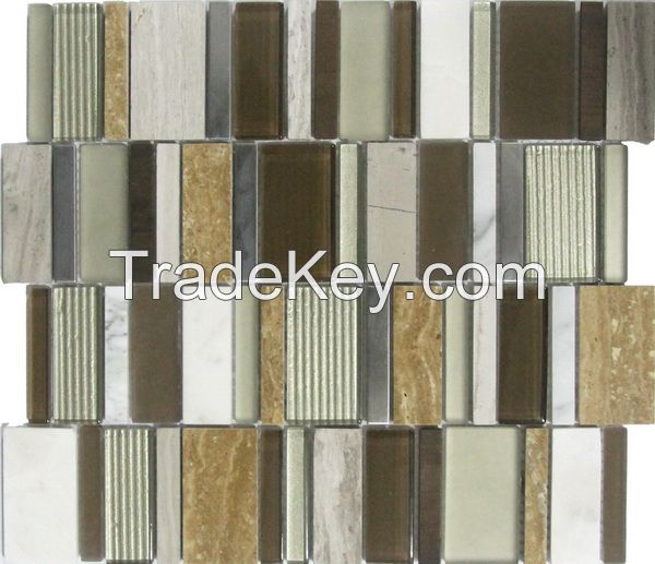 crystal glass stone mosaic