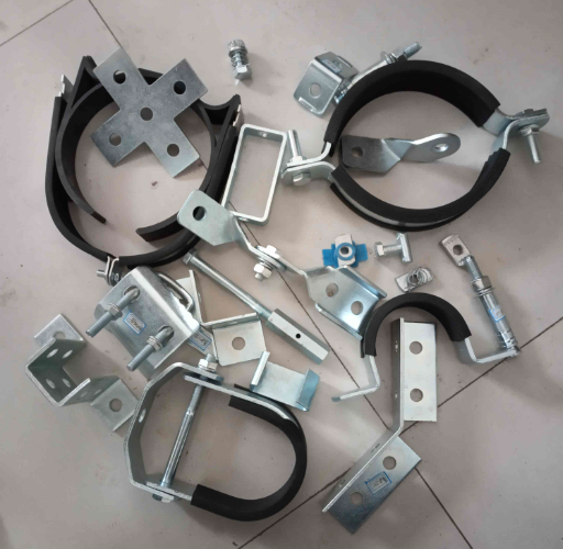 clamps and connectors , strut and cable supporting system