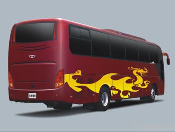 12m luxury bus for sale GDW6121HK 50 seater bus design