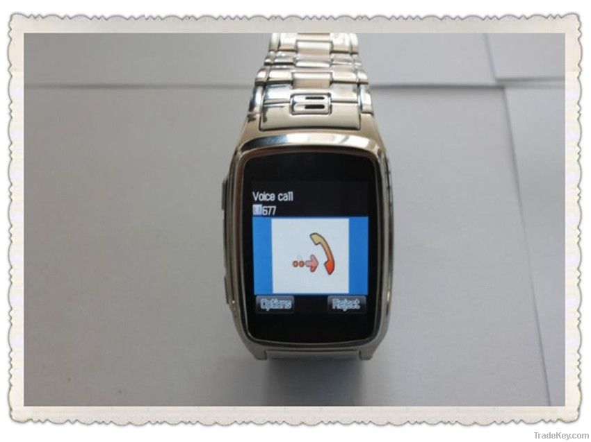 TW810 watch mobile phone with 1.6inch touch screen , quad-band