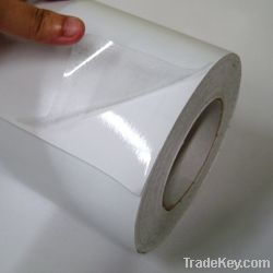 Double sides side adhesive for sticking the laminating sheet PET