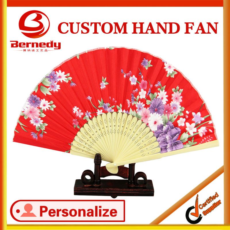 Fashional handmade bamboo hand fan for your events and bussiness gifts