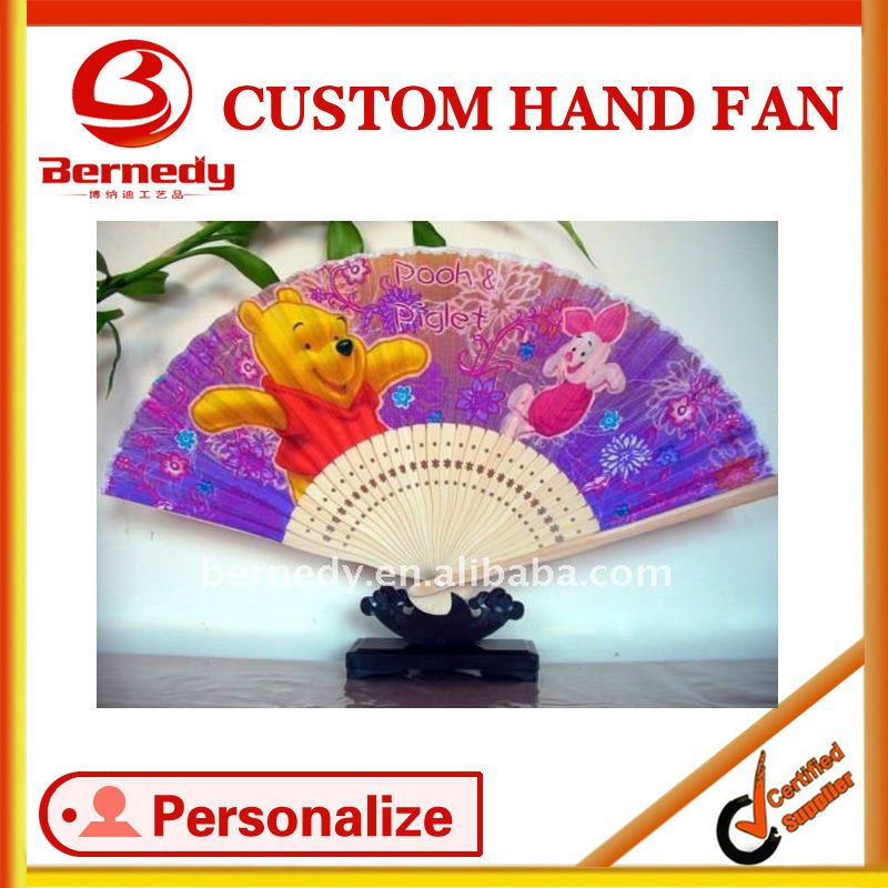 Custom bamboo hand fan for your events and campaigns