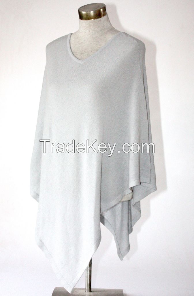 Women's 100% Cashmere Thin Poncho