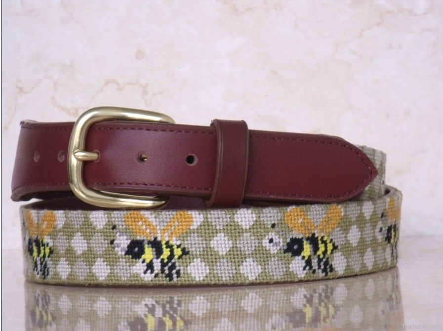 Needlepoint Belts